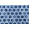Ellen Degeneres Selva Spots Printed Cotton Drapery Fabric in Denim 