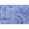 PK Lifestyles Sultan's Paisley Printed Cotton Twill Drapery Fabric in Lapis 