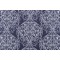 Valiant Fabrics Bethany Embroidered Drapery Fabric in Denim 