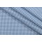 Magnolia Home Madrid Check Printed Cotton Drapery Fabric in Ocean 