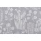 Novogratz Tallulah Belle Printed Cotton Drapery Fabric in Grey 