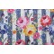 Richloom Floral Printed Drapery Fabric in Blue 