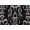 Fabricut Magnificat Printed Linen Blend Drapery Fabric in Charcoal Grey 