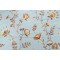 Collier Campbell Pirouette Printed Linen Blend Drapery Fabric in Duck Egg & Sand for Fabricut 