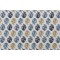 Richloom Bellflower Printed Cotton Drapery Fabric in Atlantis