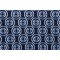 Bryant Nagoya Geo Printed Polyester Outdoor Fabric in Batik Blue