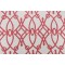 Braemore Fioretto Printed Linen Drapery Fabric in Scarlet