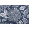 Thibaut Waterbury F99266 Printed Drapery Fabric in Navy 