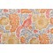 Williamsburg Tucker Resist Printed Polyester Outdoor Fabric in Zest 