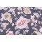 Robert Allen Lalita Printed Cotton Drapery Fabric in Indigo 