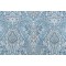 Robert Allen Printed Cotton Drapery Fabric in Cyan 