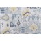 Magnolia Home Jambi Printed Cotton Drapery Fabric in Tide 