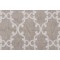 Thibaut Roselli Trellis AW2563 Sheer Embroidered Drapery Fabric in White on Natural Linen