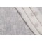Lino Textiles Daisy Embroidered Linen Sheer Drapery Fabric in Grey on Ivory 