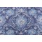 PK Lifestyles Shiraz Printed Cotton Drapery Fabric in Navy 