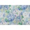 Waverly Garden Mist Printed Cotton Drapery Fabric in Skylight 