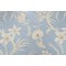 Thibaut Ecuador Printed Linen Blend Drapery Fabric in Aqua F99253
