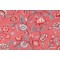 Kaufmann Marseille Printed Cotton Twill Drapery Fabric in Cranberry