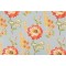 Duralee 72079-Maven Printed Floral Cotton Drapery Fabric in 7-Light Blue