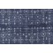 Magnolia Home Taos Printed Cotton Drapery Fabric in Navy 