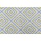 Thibaut Kozar F94924 Printed Drapery Fabric in Blue and Green
