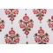 Suburban Fabrics Manon Printed Drapery Fabric in Red For Duralee