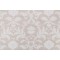 Thibaut Anita Damask F98635 Printed Linen Blend Drapery Fabric in Cream