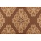 Thibaut Montgomery F96015 Printed Linen Blend Drapery Fabric in Brown
