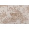 Thibaut Chateau De Loir F97304 Printed Cotton Drapery Fabric in Taupe