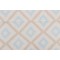 Thibaut Carole F99189 Printed Linen Blend Drapery Fabric in Beige and Aqua