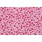 Timeless Treasures Red Hearts All Over Chalkboard Printed Cotton Craft Fabric in Red 