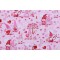 Timeless Treasures Valentine Gnomes Printed Cotton Craft Fabric in Pink 