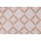 PK Lifestyles Corded Diamond Semi-Sheer Embroidered Drapery Fabric in Natural