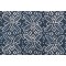 Ellen Degeneres Merida Printed Polyester Outdoor Fabric in Indigo