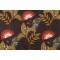 Stof France Alexine Printed Cotton Drapery Fabric in Terracotta