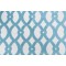 Reticolo Woven Chenille Upholstery Fabric in Teal
