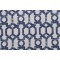 Mill Creek Johnstown Printed Cotton Drapery Fabric in Blue Jeans