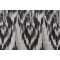 Ikat Woven Solution Dyed Acrylic Outdoor Fabric in Onyx