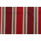 Richloom Stripe Printed Polyester Outdoor Fabric in Maroon