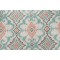 Covington Kantha Printed Cotton Blend Drapery Fabric in Surf 