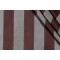 Robert Allen Stripe Woven Drapery Fabric in Mint Chocolate