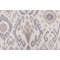 Ikat Printed Linen Drapery Fabric in Stone 