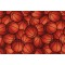 Gail Cadden Elite Athlete - Packed Basketball Printed Cotton Craft Fabric in Orange for Timeless Treasures 