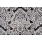 Waverly Artesanias Ikat Printed Cotton Drapery Fabric in Graphite