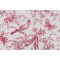 P Kaufmann Audubon Toile Printed Cotton Drapery Fabric in Ruby 