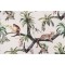 Hamilton Kismet Printed Cotton Drapery Fabric in Natural 