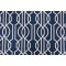Magnolia Home Deco Printed Cotton Drapery Fabric in Navy 