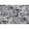 Magnolia Home Jambi Printed Cotton Drapery Fabric in Graphite