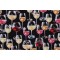 Dona Gelsinger Fabrics Of SoHo Wine Country - Wine Glasses Printed Cotton Craft Fabric in Black for Timeless Treasures 
