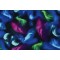 Fabrics of SoHo Winter Light - Aurora Sky Printed Cotton Craft Fabric in Night for Timeless Treasures 